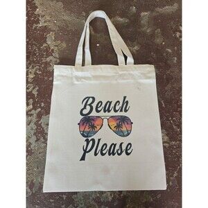 Beach Please Women's Tote Bag Canvas Fashion Vacation